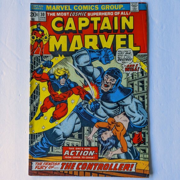 Captain Marvel #30 (Jan 1974, Marvel) - Picture 2 of 16
